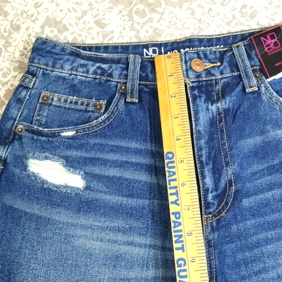 NWT No Boundaries Jean Shorts 100% Cotton Siz 7 - Picture 10 of 13